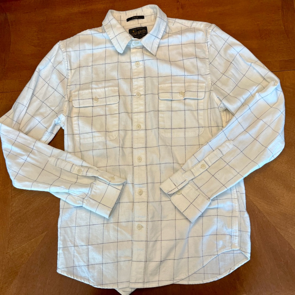 Lucky Brand slim fit flannel shirt